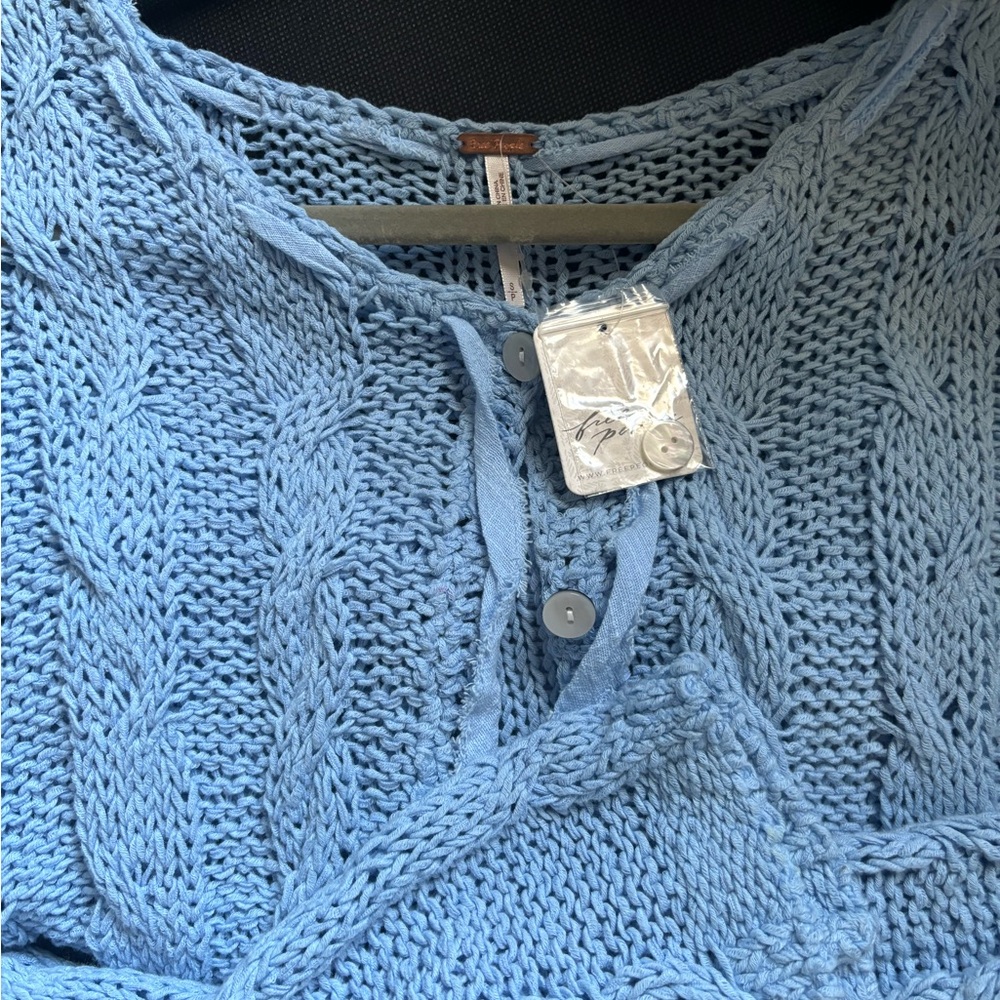 Free people Robyn cardigan in blue bell